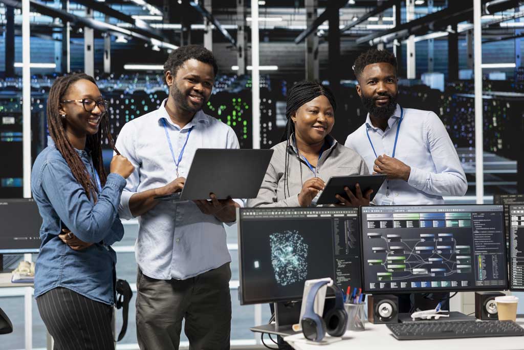 L'équipe technique ExiTech au travail